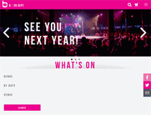 Tablet Screenshot of brisbanefestival.com.au